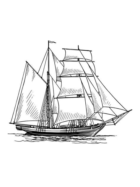 Как нарисовать корабль с парусами