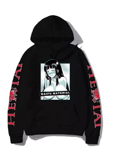 Moletom Blusa Hentai Waifu Material Mangá Ref076 Parcelamento sem juros