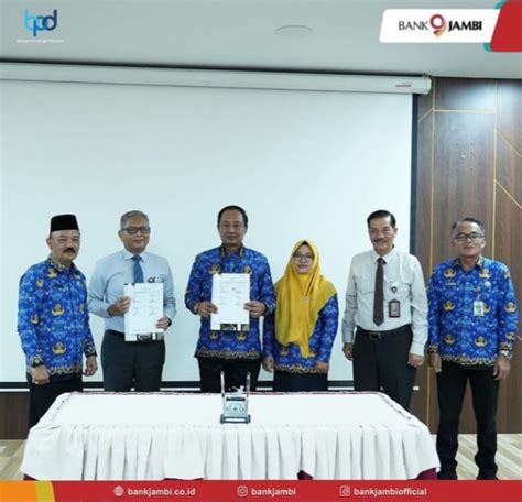 Salurkan Bantuan Dana Program Dumisake Bank Jambi Mou Dengan Dinas