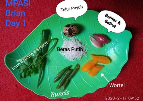 Jadwal Menu Mpasi 6 Bulan 2021