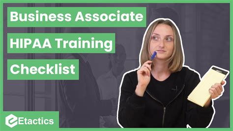 The Essential Business Associate Hipaa Training Checklist Youtube