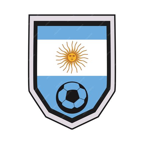 Bandeira do futebol argentino | Vetor Premium