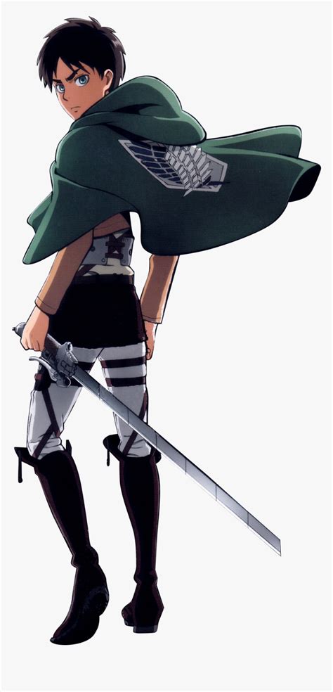 eren jaeger full body hd png  transparent png image pngitem