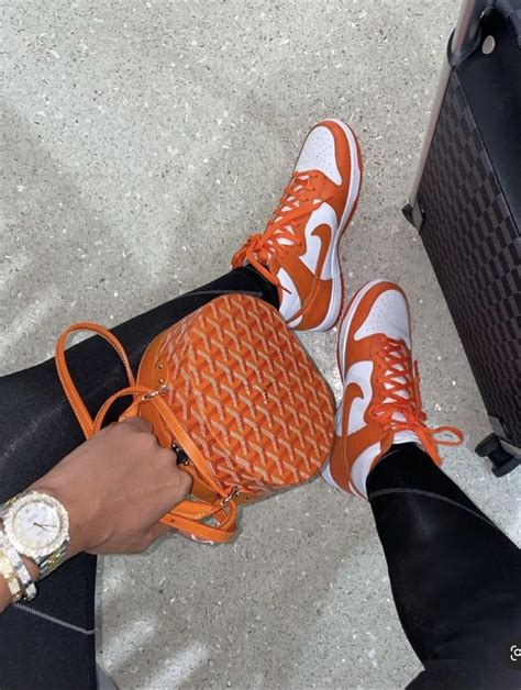 Pin By Tianadabratt On Outfits Orange Outfit Air Jordan Outfit