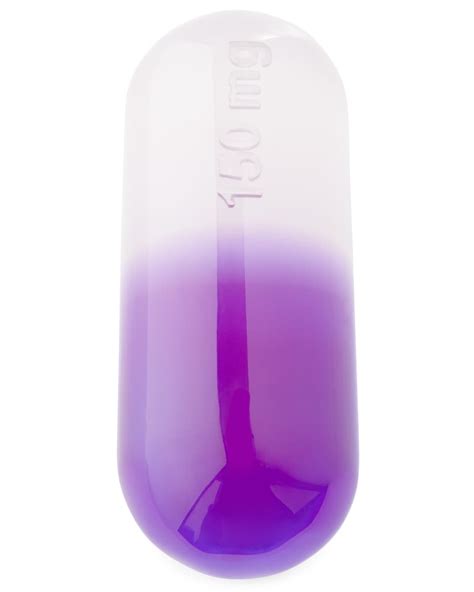 Jonathan Adler Small Acrylic Pill Purple