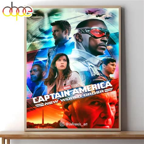 Captain America Brave New World Movie Poster For Fans – Musicdope80s.com