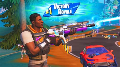 I Finally Tried The Mythic Overclocked Pulse Rifle Fortnite Victory