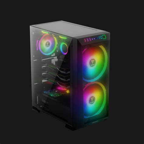 Gamdias Apollo M Elite Tempered Glass Rgb Mid Tower Chassis Texon