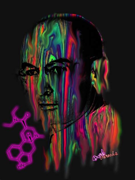 Albert Hoffman Lsd Portrait T Shirt By Alexanderfox Redbubble