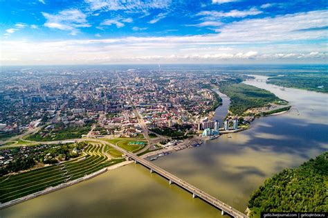 Barnaul – the view from above · Russia Travel Blog