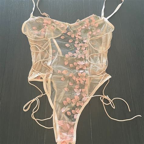 Floral Lace Lingerie Etsy