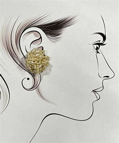 Vintage Klipsy Perełki - Baza Vintage