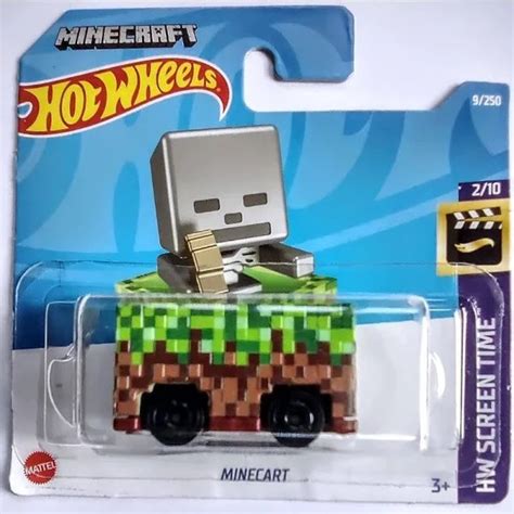 Hot Wheels Minecart Minecraft Shopee Brasil
