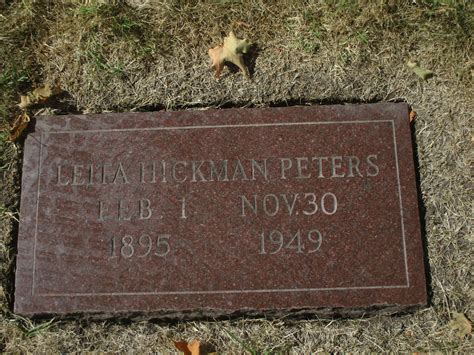 Leita May Hickman Peters Homenaje De Find A Grave