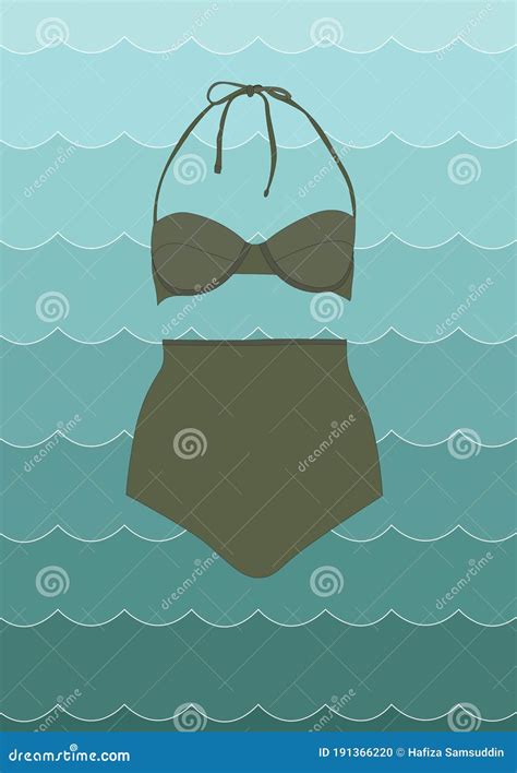 Bikini Vector Illustration Decorative Design Stock Vector Illustration Of Design Fashions