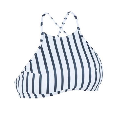 Women Bikini Top Andrea Brassiere Print White