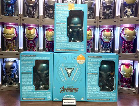 PRE ORDER MARVEL AVENGERS END GAME HOT TOYS COSB IRON MAN MK HOLOGRAPHIC VERSION COSBABY