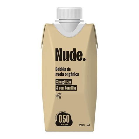 Bebida de Aveia Organica NUDE Sem Glúten Baunilha ml