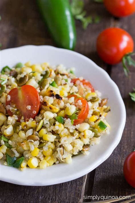 Grilled Corn Quinoa Salad Simply Quinoa