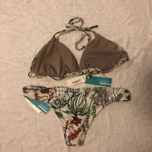 Vitamin A Swim Vitamin A Floral White Bikini Set Nwt Poshmark