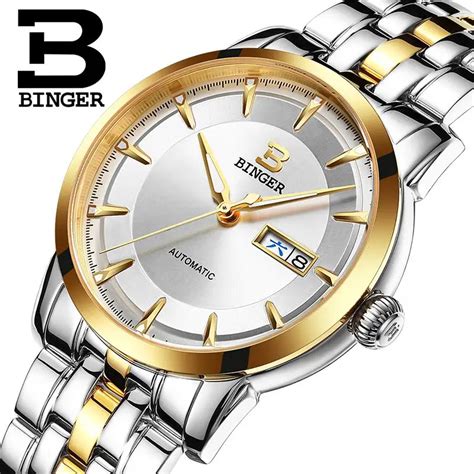 Switzerland Watches Men Luxury Brand Binger Business Mechanical