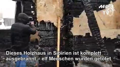 Elf Tote Bei Holzhaus Brand In Sibirien Video Dailymotion