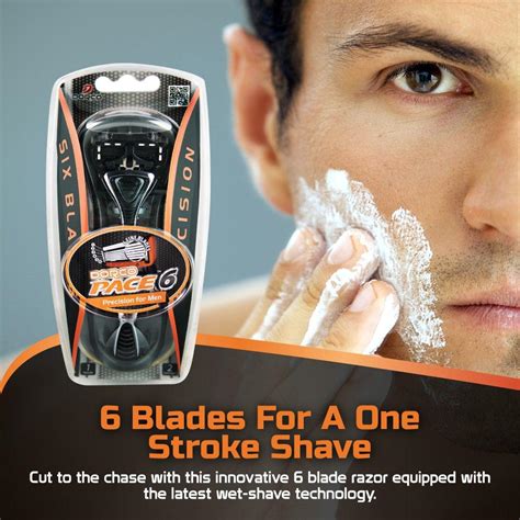 Dorco Pace 6 Six Blade Razor System - Value Pack (10 Pack + 1 Handle ...