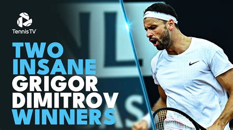 All The Angles Of Two Incredible Grigor Dimitrov Winners Vs Novak