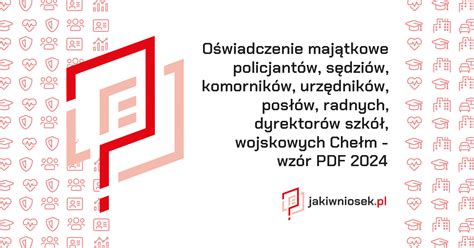 Oświadczenie majątkowe osób pełniących funkcje publiczne w Chełmie