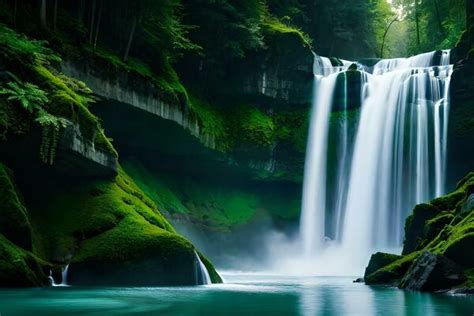 Peaceful Waterfall Stock Photos, Images and Backgrounds for Free Download