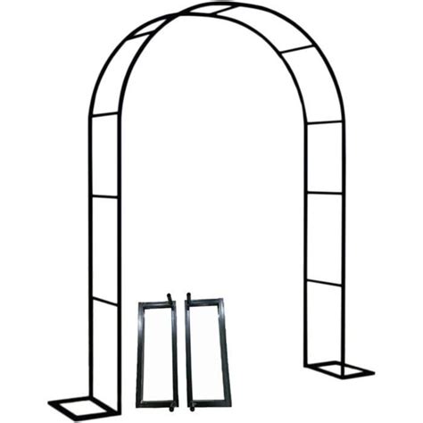 Arche de Jardin en Métal TRAHOO Tonnelles Vert 180cm Arceau à