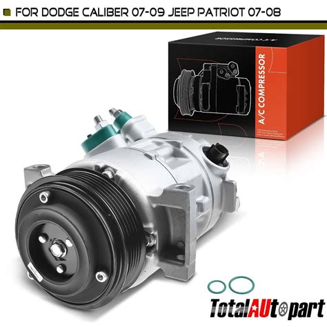 AC Compressor W Clutch For Dodge Caliber Jeep Compassc Patriot 2007