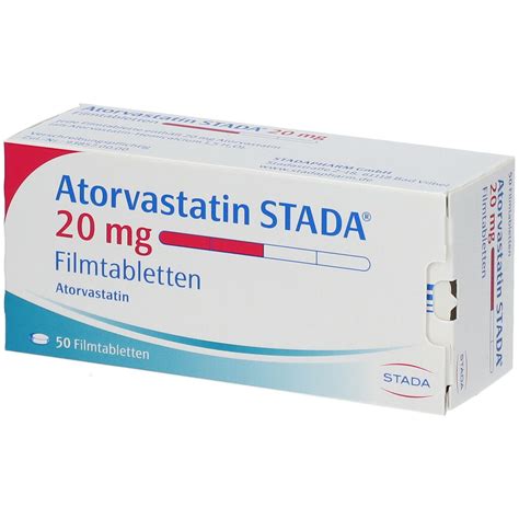 Atorvastatin STADA 20 Mg 50 St Mit Dem E Rezept Kaufen Shop Apotheke