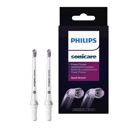 Philips Sonicare 2 Pack Quad Stream Water Flosser Nozzle Set 20610810