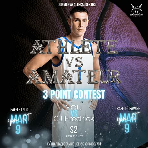 CJ Fredrick Athlete Vs Amateur Point Shootout Commonwealth Causes