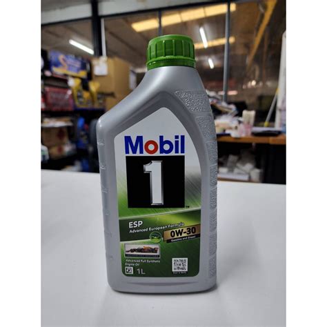Mobil 1™ ESP 0W-30 เป็นน้ำมันเครื่องยนต์สังเคราะห์แท้สมรรถนะสูง ขนาด 1 ...