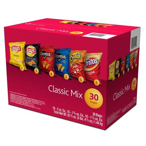 Frito Lay Classic Mix, 30 Ct - Costco Food Database