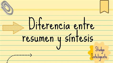 Diferencia Entre Síntesis Resumen Y Análisis En Pocas Palabras