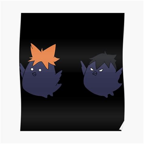 Hinata And Kageyama Crows Sticker Poster For Sale By Laureljusjv