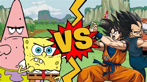 M U G E N Battles Patrick SpongeBob Vs Goku Vegeta SpongeBob