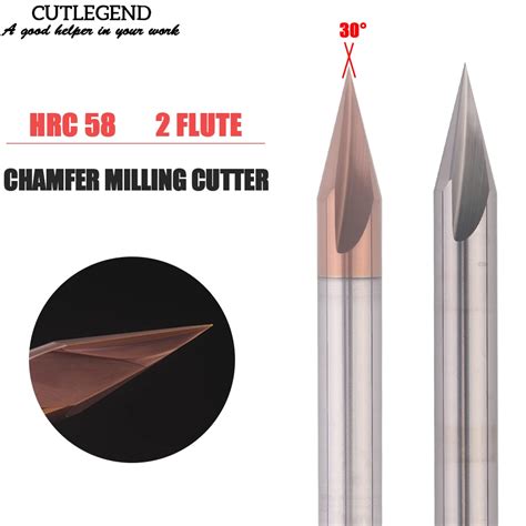 CUTLEGEND HRC58 Фреза для снятия фаски 30 градусов | AliExpress