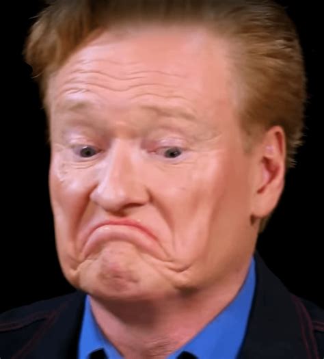 Conan Obrien After Eating And Licking Up 135k Scoville Hot Sauce R