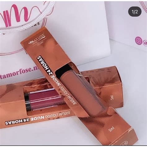 Batom Líquido Nude Max Love 24 Horas Shopee Brasil