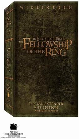 Amazon The Lord Of Rings Fellowship Of Ring Special Extended