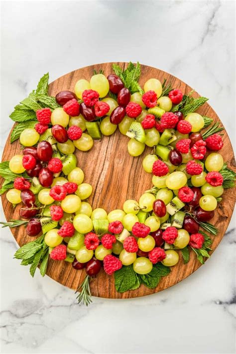 Christmas Fruit Wreath This Healthy Table