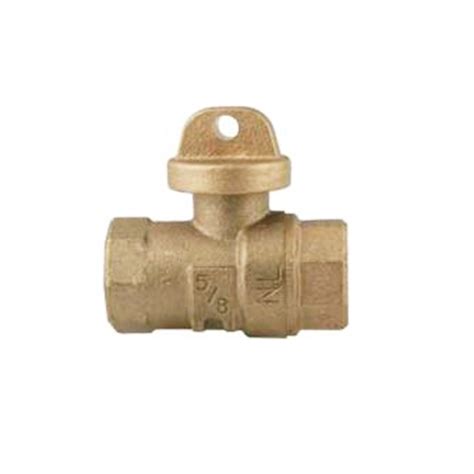 Awwa Standard Lead Free Brass Curb Stop Meter Valves For Pvc Pipe From