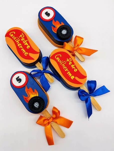 Conqualitá Cestas e Presentes Popsicle Hot Weels Conqualitá Doces Personalizados