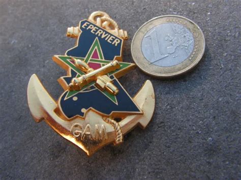 Insigne Ricm Infanterie Char De Marine Opex Gam Epervier R Eur