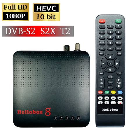 Hellobox 8 New Version Satellite Receiver Dvb-t2 Dvbs2 Combo Tv Box ...