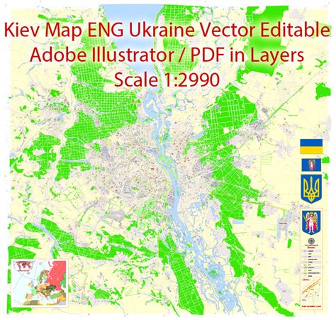 Kiev Ukraine Map